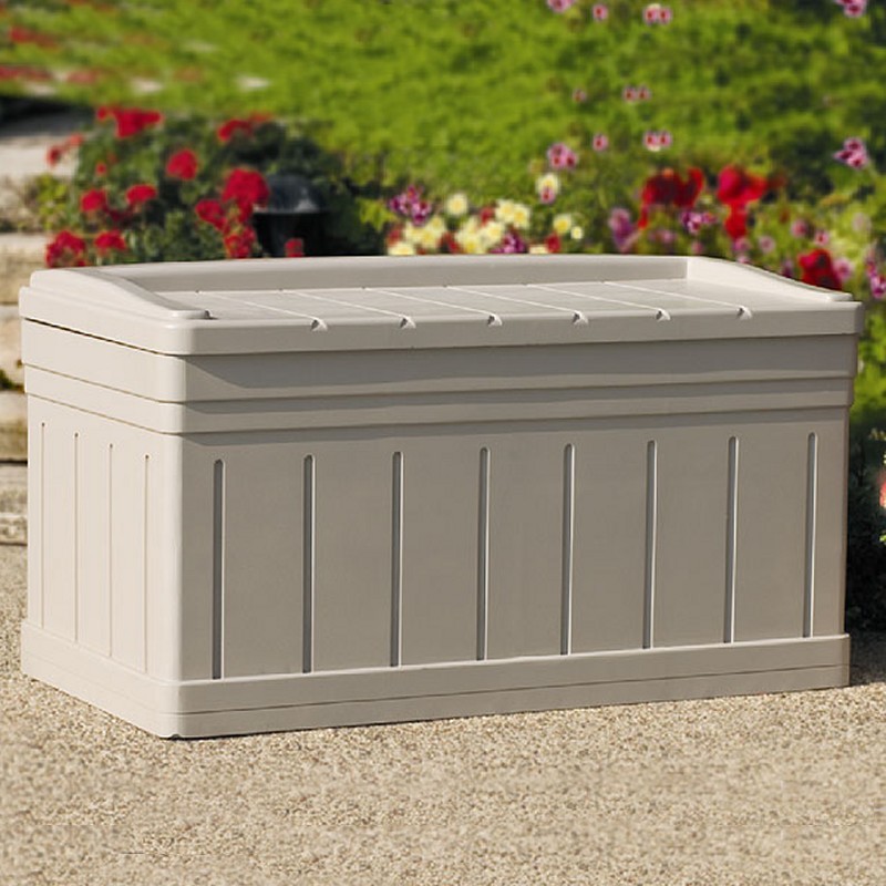  Benches on Outdoor Storage Bench 129 Gallons Sudb9750   Benchespark Com