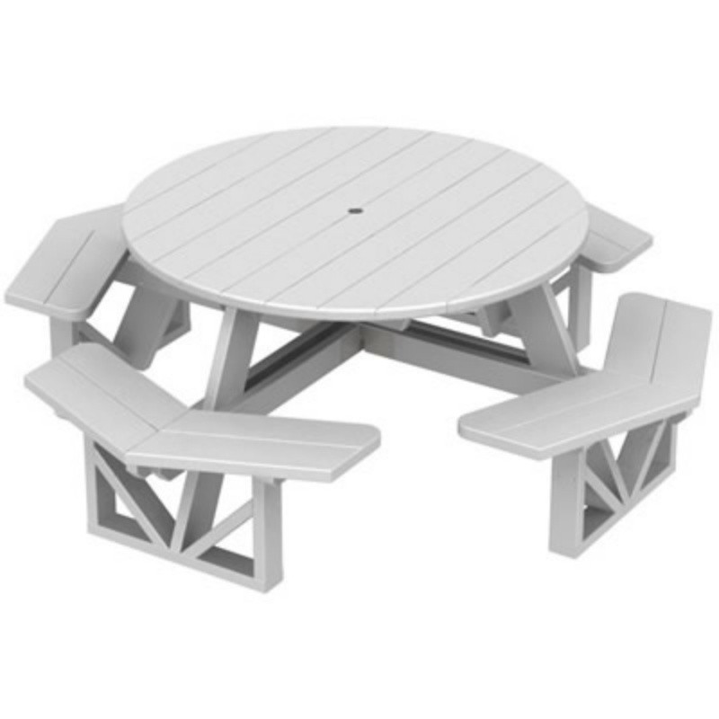 Commercial Picnic Tables on Garden Benches   Polywood Picnic Table And Bench Set Octagon
